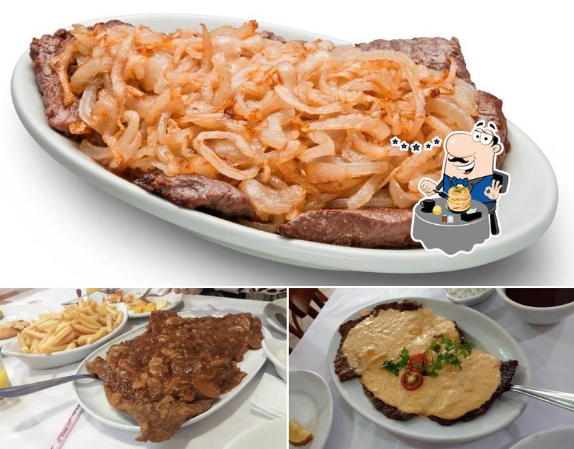 Platos en Restaurante O Bifão