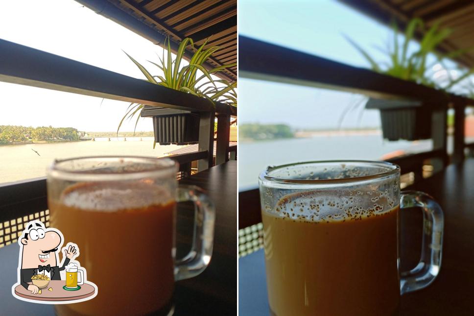 Enjoy a glass of light or dark beer