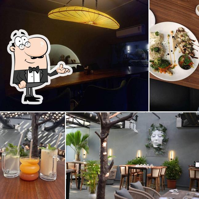 Take a seat at one of the tables at Stairway to Nirvanaa