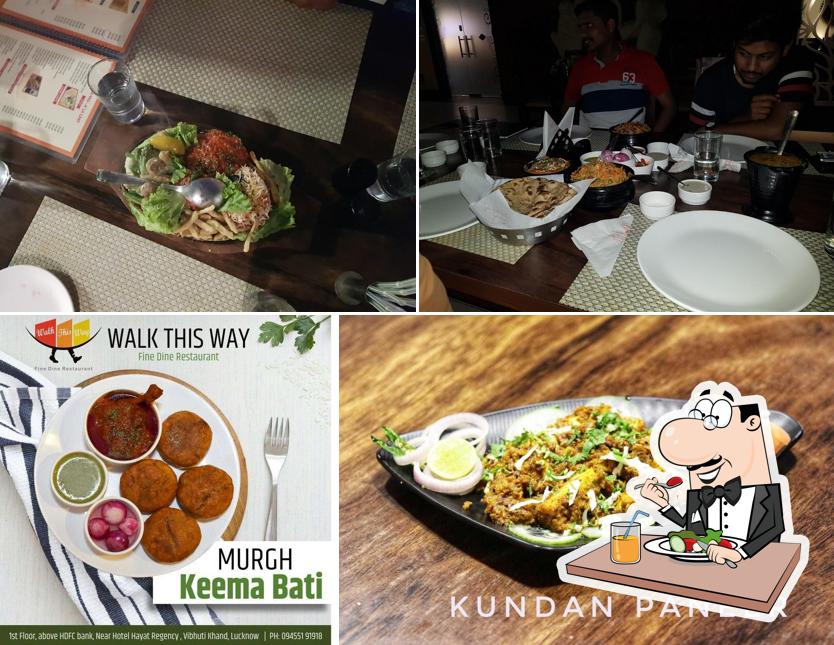 Food at Walk This Way Fine Dine Restaurant