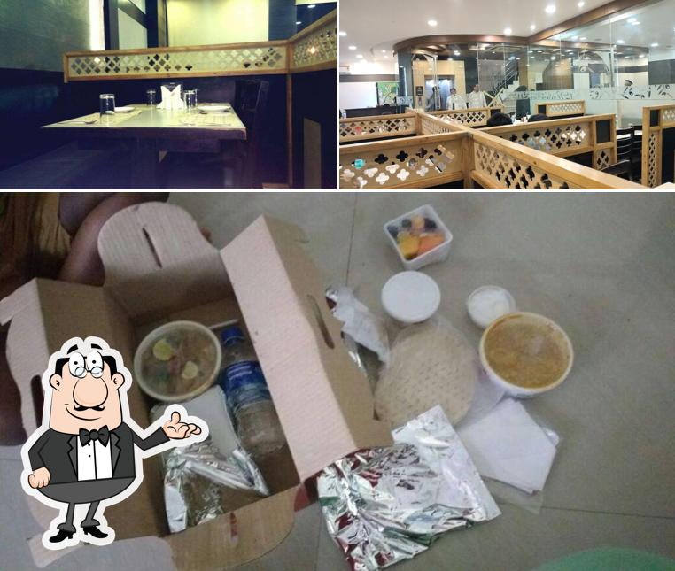 The interior of Zaitoon Restaurant, Anna Nagar