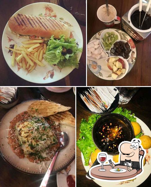 Food at Backpackers Cafe