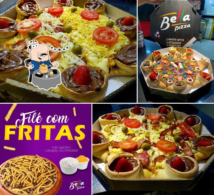 Platos en Bella Pizza