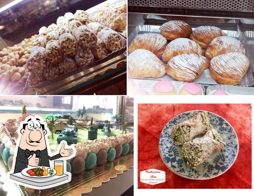 Platti al Pasticceria Cora