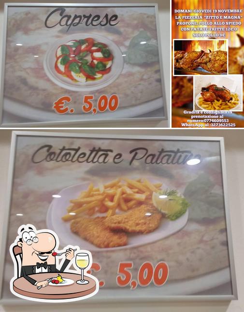 Platti al Pizzeria Lo Rillo Rosy