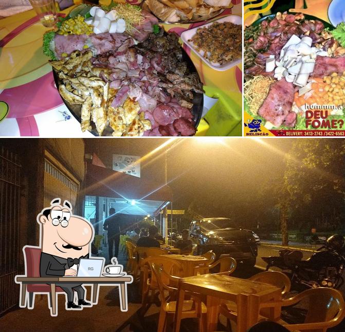 O interior do Beliscão Lanches e Pizzas (Desde 1989)