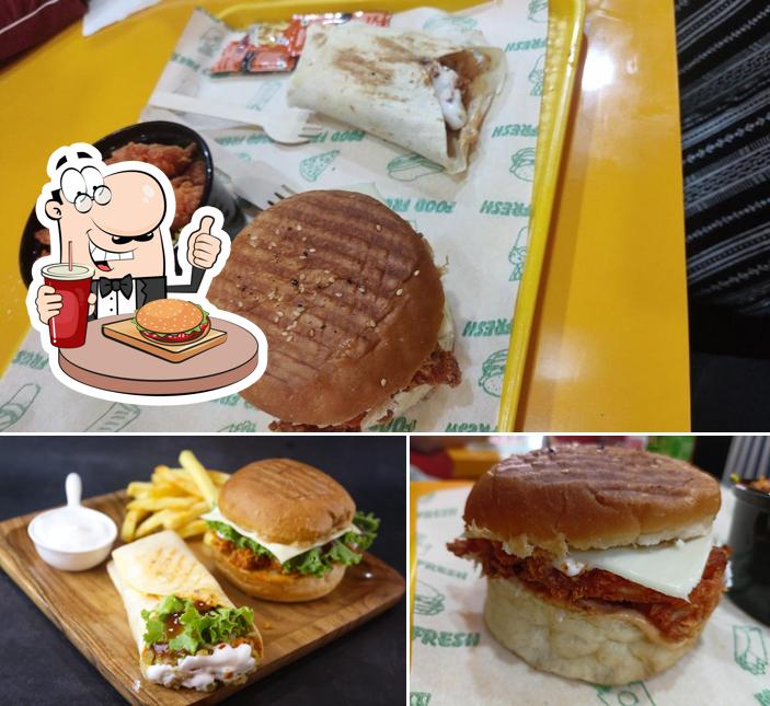Get a burger at Kuduk Chicken Kakadeo