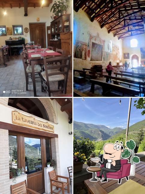 Gli interni di La Taverna Del Bordone