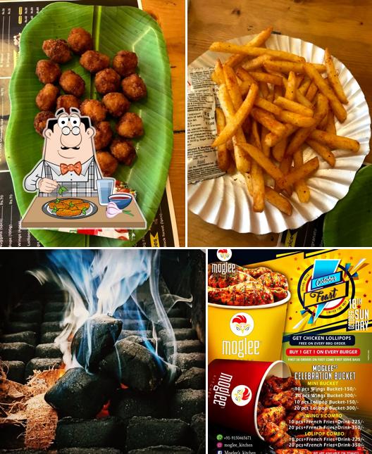 Chicken wings at Moglee's kitchen