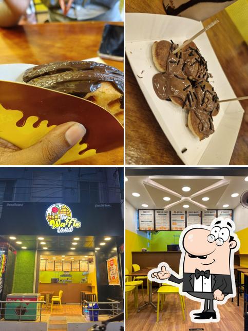 The interior of The Waffle Land