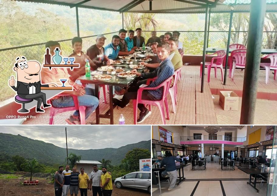 Sahyadri Restaurant And Dhaba is distinguished by interior and exterior