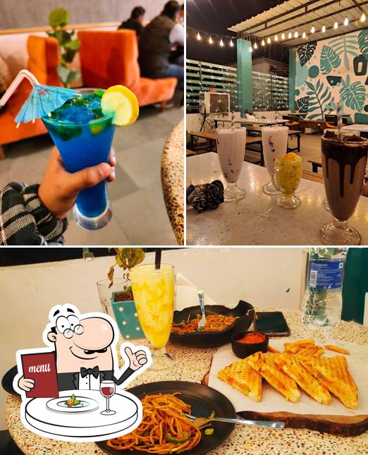 The restaurant's food and alcohol