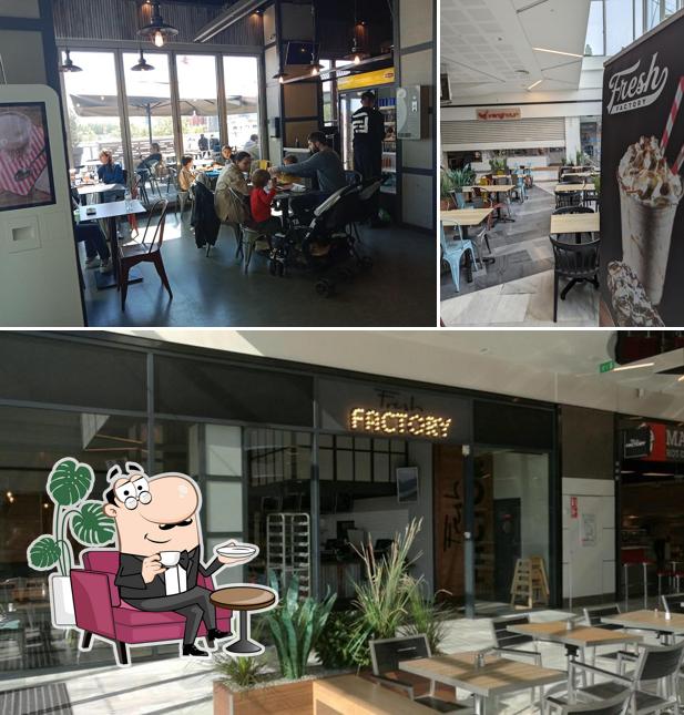 L'intérieur de Fresh Factory, Burger, Salades, Grillades