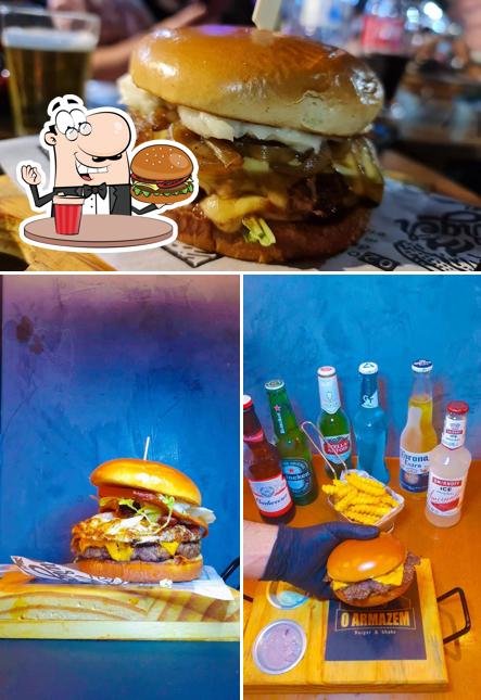 Os hambúrgueres do O Armazém - Burger & Shake irão saciar uma variedade de gostos