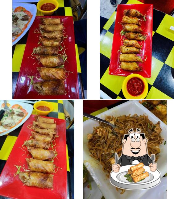 Spring rolls at Pure Pahadi Restaurant