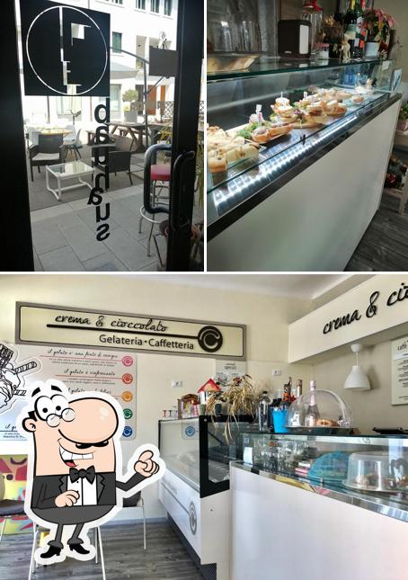 Gli interni di Caffè Bauhaus Gelateria