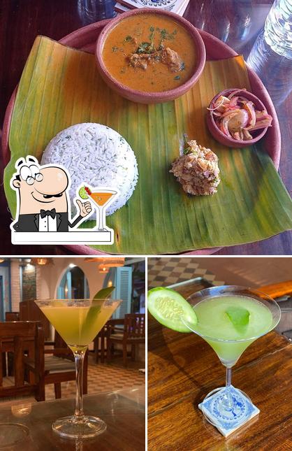 The photo of Kuchun's’s drink and food