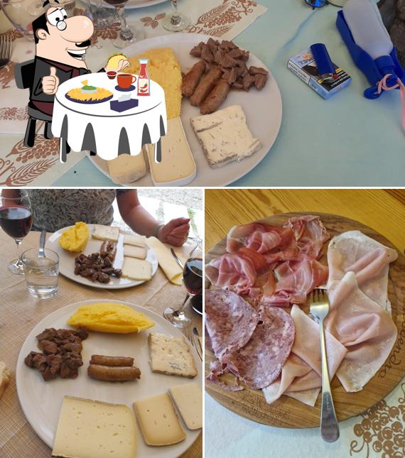 Piatto di formaggi al Ristorante Rododendro
