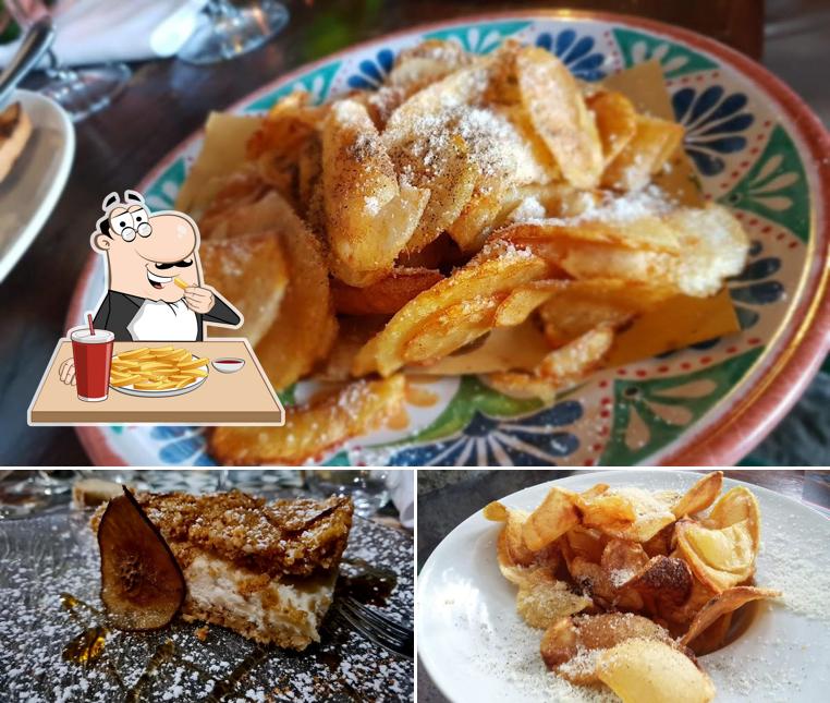 Assaggia le patatine fritte a Osteria Torre Ferano