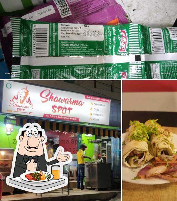 Food at Shawarma Spot
