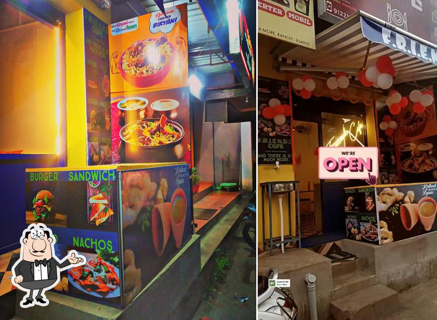 The interior of Friends Fast Food & Restaurant