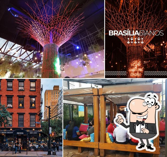 O exterior do New Mercadito Bar e Restaurante