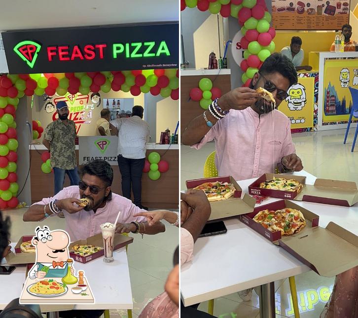 Food at Feast Pizza Perumpakkam