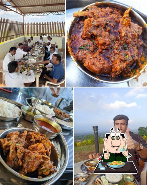 Food at Hotel S.P Nisarga Chaya & Nivasa Camping