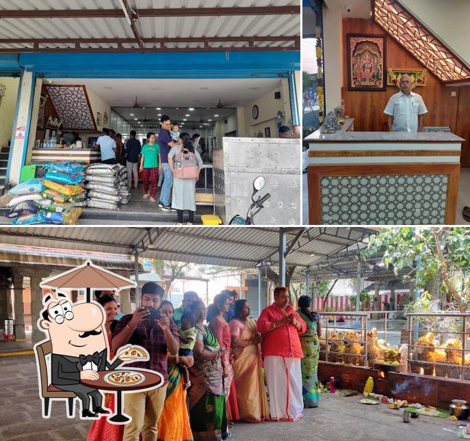The exterior of Om Saravana Bhavan