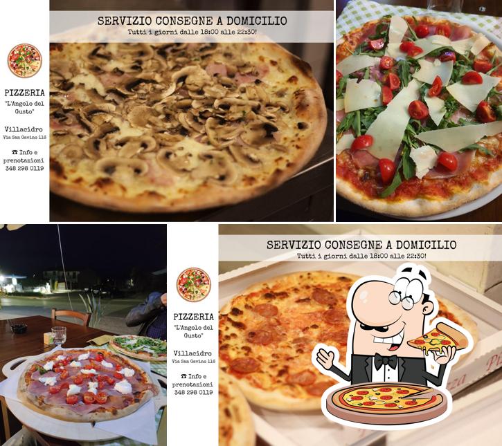 Ordina una pizza a Pizzeria d'asporto L'angolo del Gusto