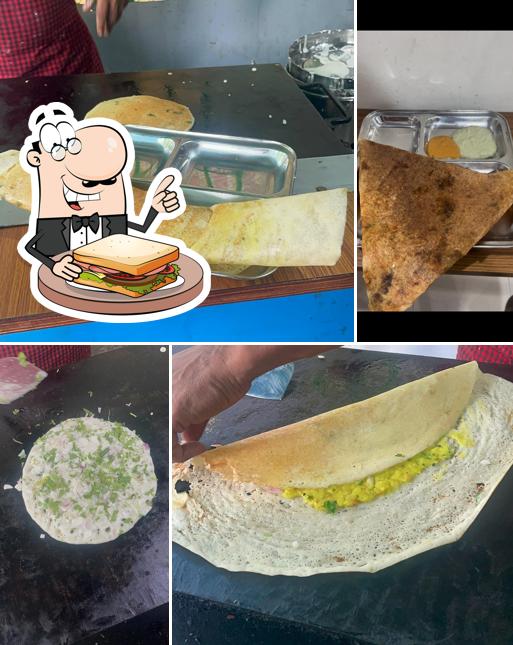 Grilled cheese sandwich at Shri Snacks (south Indian)