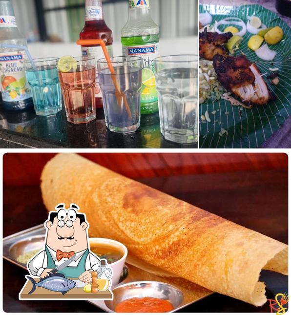 Grilled salmon at Team Taaza kitchen