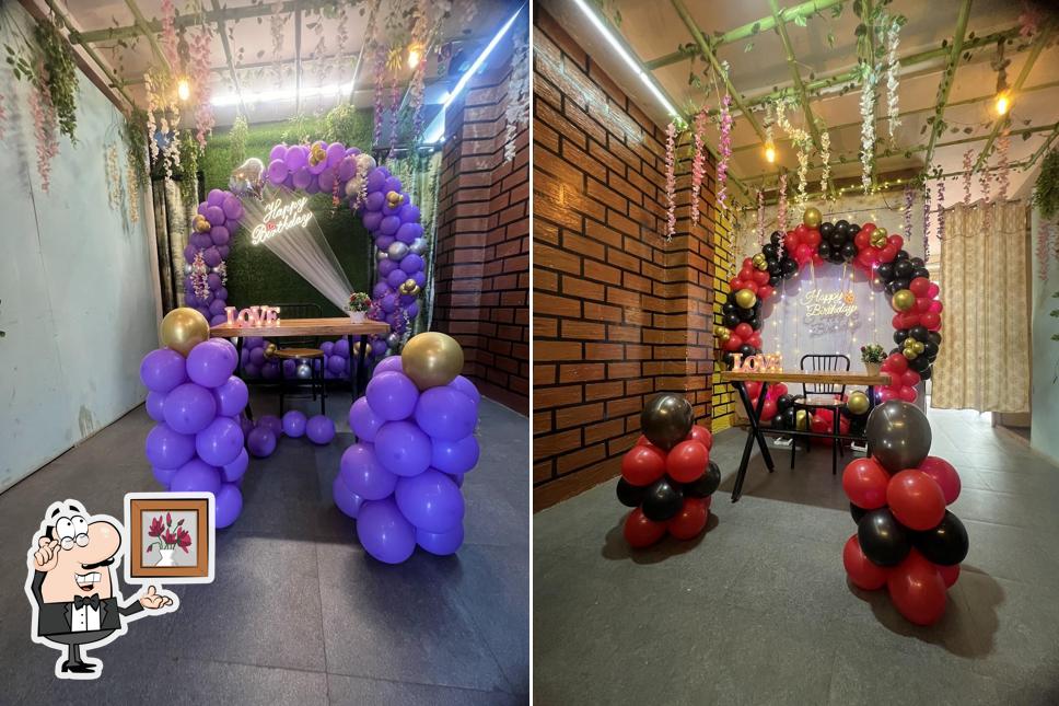 The interior of The food story restro