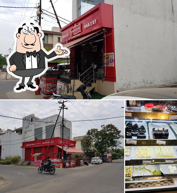 Take a seat at one of the tables at Temptations