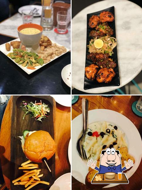 Food at Unlocked Cafe