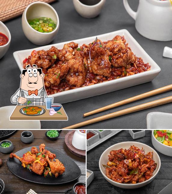 Chicken wings at Asia Seven