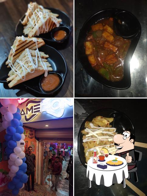 Cheese plate at The Downtown cafe gamezone & Kulhar Chai Motihari