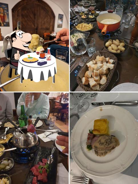 Piatto di formaggi al La Cave