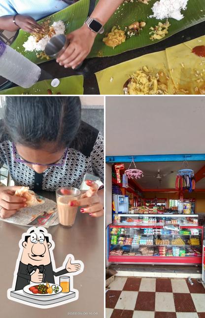 Food at Achi tea stall