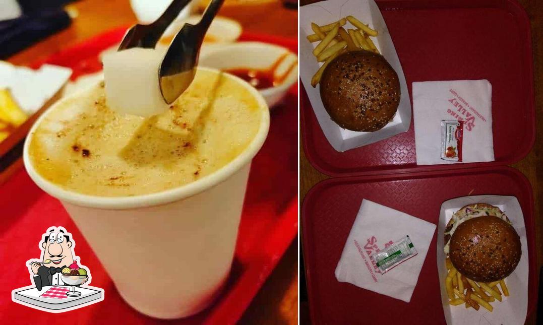 Burgerzilla provides a number of desserts