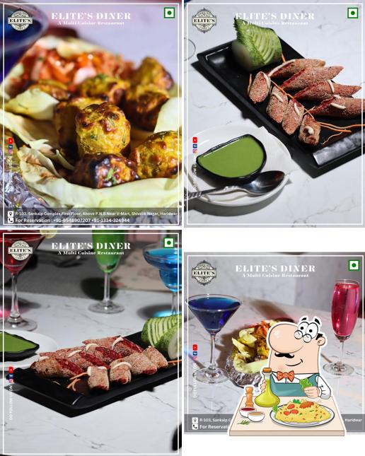 Food at Elite's Diner
