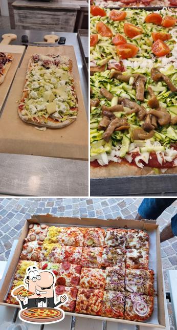 Ordina una pizza a La Capricciosa Costermano - Pizzeria al taglio d'asporto