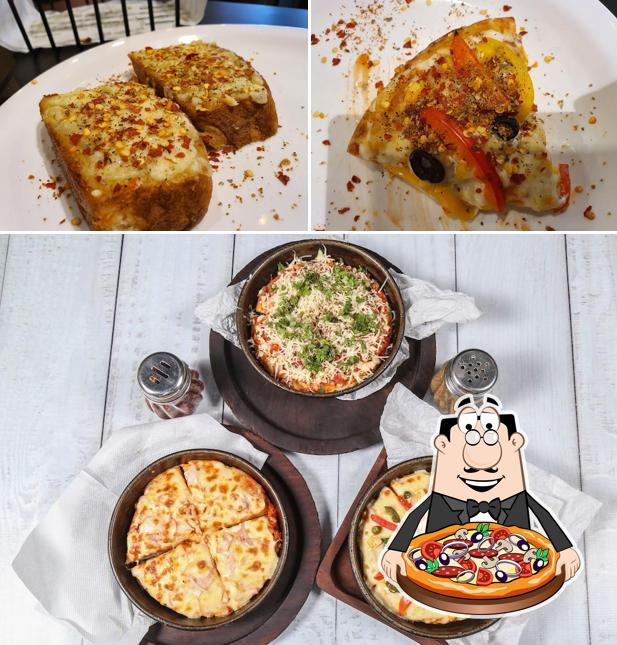 Pick different types of pizza