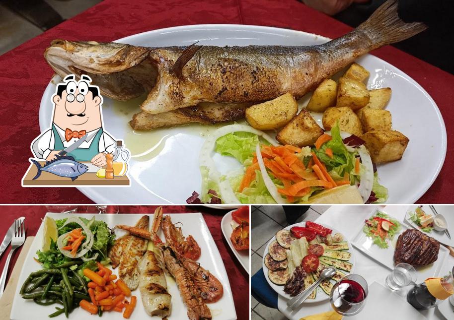 Salmone grigliato al Trattoria Da Dante