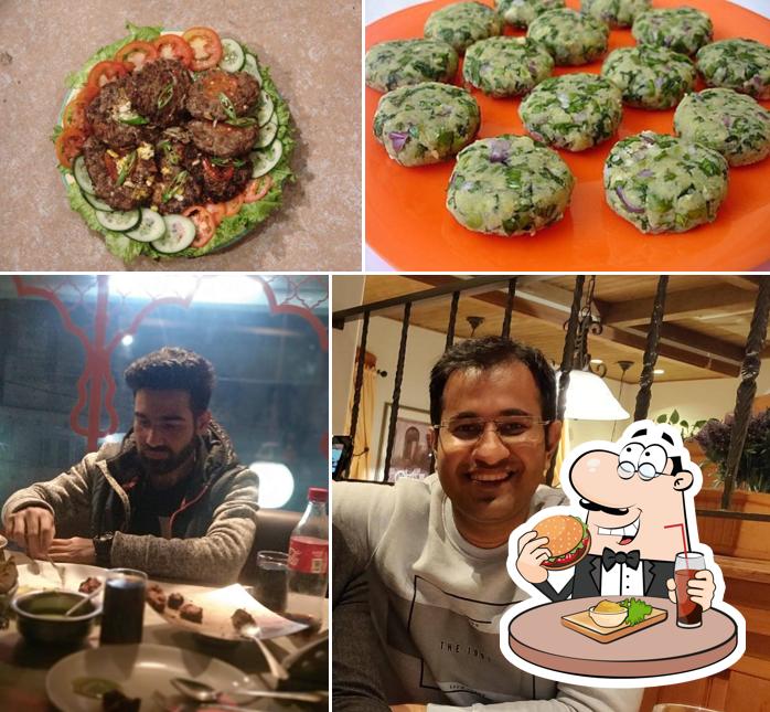 Get a burger at Saleem's Restaurant