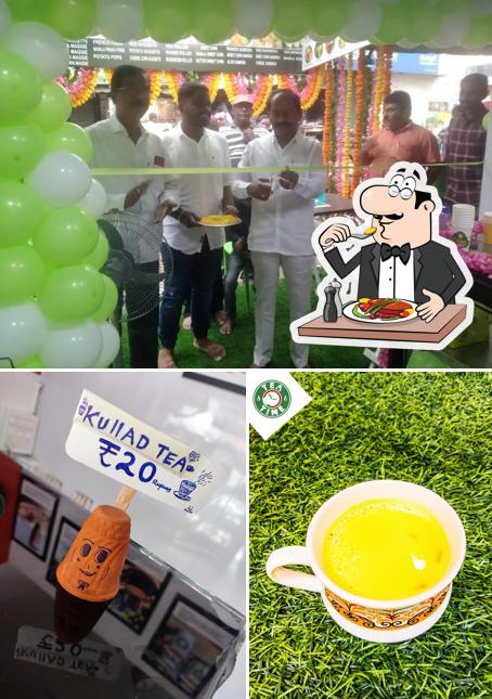 Check out the picture displaying food and interior at TEA TIME