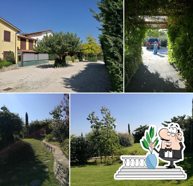 Goditi la vista dagli esterni di Agriturismo Terra dei Calanchi