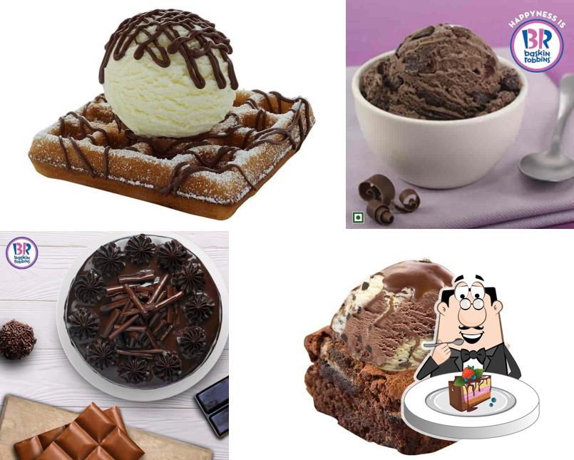 Chocolate cake at Baskin Robbins - Ice Cream Desserts