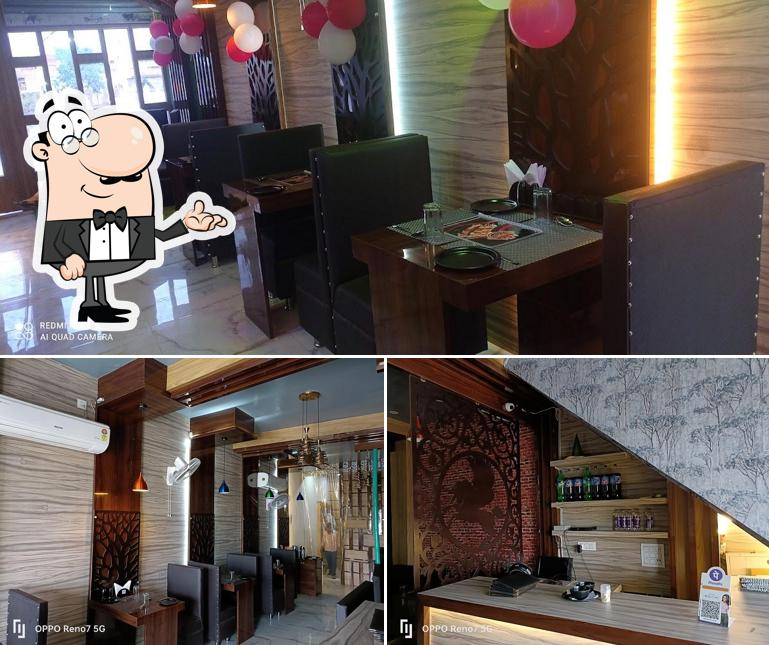 The interior of -Desi street Restaurant & Café-Best Restaurant in Bypass Gaya