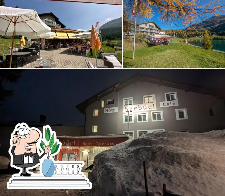 La parte esterna è una caratteristica importante di Hotel & Restaurant Seebüel